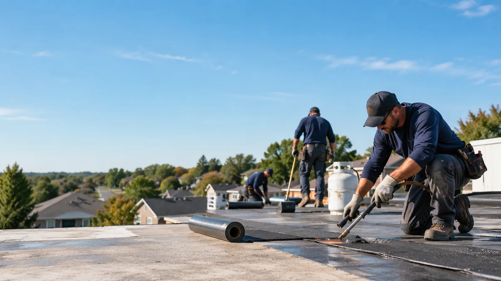 Flat Roof Leak Repair providers in Secor, IL